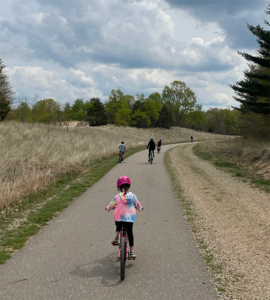 family bike ride